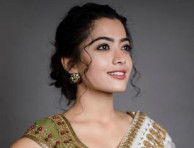 Gorgeous Rashmika Mandanna faking a candid for the camera