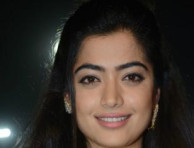 Actress Rashmika Mandanna at Chalo Movie Pre Release Event