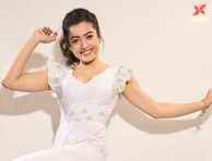 Kannada beauty Rashmika Mandanna at Bheeshma movie promotions