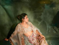 We Can't Get Over This Look Of Actress Rashmika Mandanna On A Stunning Mermaid Style Lehenga !!