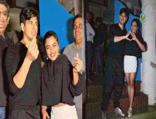 Rashmika Mandanna And Sidharth Malhotra Celebrate The Mission Majnu Bash
