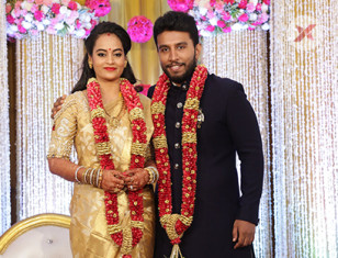 Actor Shivakumar  and Actress Suja Varunee Wedding Reception Stills