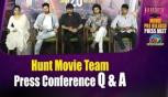 Press Conference For The Hunt movie: Sudheer Babu, Bharath Niwas And Srikanth